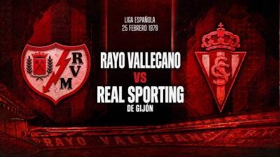 Rayo Vallecano vs Real Sporting de Gijón (2-1) | Liga Española 25-02-1979 | Partido Completo