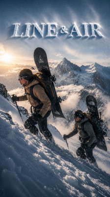 Christina Lusti and Géraldine Fasnacht climb the Mönch in search of the perfect descent · Line & Air