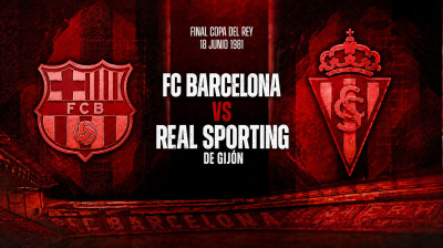FC Barcelona vs Real Sporting de Gijón (3-1) | Final Copa del Rey 18-06-1981 | Partido Completo