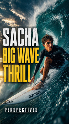 Sacha Fellous y la emoción del surf de olas grandes | Perspectives
