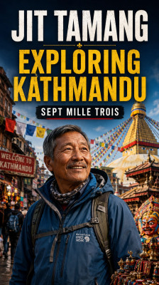 Jit Tamang Arrives in Kathmandu and Explores the City | Sept Mille Trois