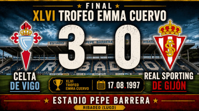 Celta de Vigo vs Real Sporting de Gijón (3:0) | Finał XLVI Trofeo Emma Cuervo | Pełny Mecz