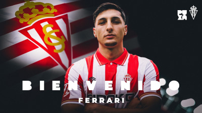 Andrés Ferrari, jugador del Sporting