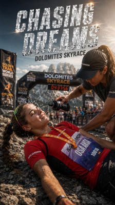 Malen Osa Ansa roza el podio tras una agotadora Dolomites SkyRace · Chasing Dreams
