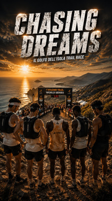 Rémi Bonnet, Manuel Merillas, Philemon Mbogo, Patrick Kipngeno und Elhousine Elazzaoui spüren die Anspannung vor dem großen Finale der Golden Trail World Series · Chasing Dreams
