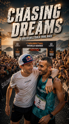 Elhousine Elazzaoui gewinnt das „Il Golfo dell'Isola Trail Race“ und Rémi Bonnet siegt bei der Golden Trail World Series · Chasing Dreams