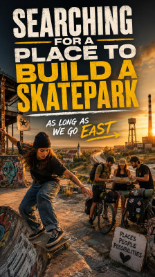 Die Suche nach einem Ort für den Bau eines Skateparks | As Long As We Go East
