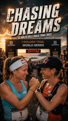 Sophia Laukli und Judith Wyder liefern sich das entscheidende Duell beim Il Golfo dell'Isola Trail Race · Chasing Dreams