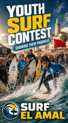 Zawody surfingowe pokazują postępy młodych surferów | Surf El Amal