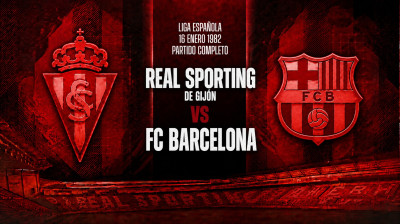 Real Sporting de Gijón vs FC Barcelona (0:0) | Liga Hiszpańska 16.01.1982 | Pełny Mecz