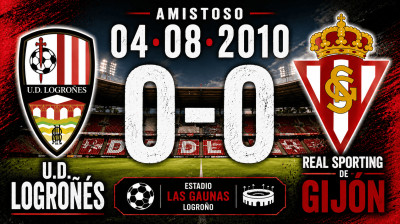 U.D. Logroñés vs Real Sporting de Gijón (0:0) | Mecz Towarzyski 04.08.2010 | Pełny Mecz