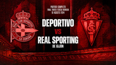 Deportivo La Coruña vs Real Sporting de Gijón (1:0) | Finał Trofeo Teresa Herrera | Pełny Mecz