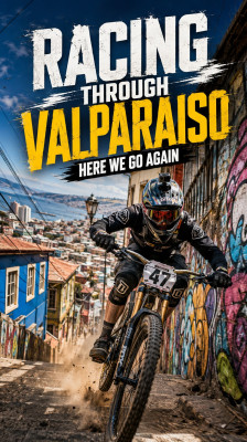 Ajajat kiitävät Valparaíson kaupunkikaduilla | Here We Go Again