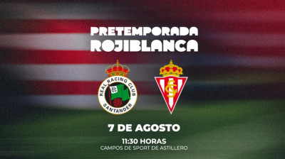 Real Racing Club vs Real Sporting de Gijón EN DIRECTO | Partido amistoso | 7-8-2026