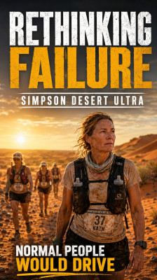 Kath dává neúspěchu nový význam během závodu Simpson Desert Ultra | Normální lidé by jeli autem