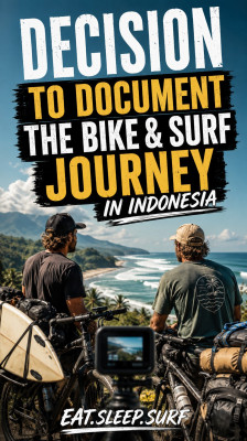 Dylan y Rian deciden documentar su viaje en bicicleta y surf por Indonesia | Eat.Sleep.Surf