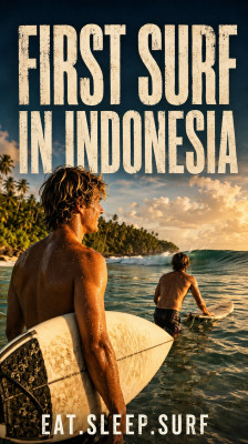 Dylan y Rian viven su primera experiencia de surf en Indonesia | Eat.Sleep.Surf