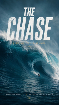 Mitchell Blewitt lleva el bodyboard al límite con olas gigantes en South Coast, Australia · The Chase