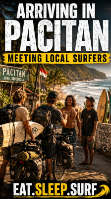 Dylan y Rian llegan a Pacitan y conocen a los surfistas locales | Eat.Sleep.Surf