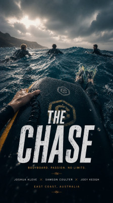 Joshua Kleve, Samson Coulter, and Joey Keogh: Bodyboarding on Giant Waves on the East Coast of Australia · The Chase