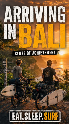 Dylan and Rian arrive in Bali after a 2,500-kilometer adventure | Eat.Sleep.Surf