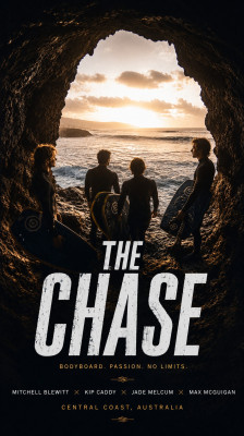 Mitchell Blewitt, Kip Caddy, Jade Melcum a Max McGuigan: Bodyboarding na Central Coast v Austrálii · The Chase