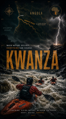 Kayak en Angola: una tormenta extrema hace subir el río un metro · Kwanza