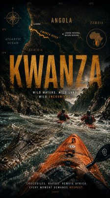 Mike Dawson: los peligros del kayak en Angola con cocodrilos · Kwanza