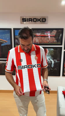 Juanma Castaño opina de la nueva camiseta del Real Sporting de Gijón