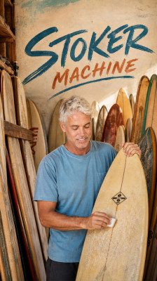 El vínculo de Chad Campbell con sus tablas de surf · Stoker Machine