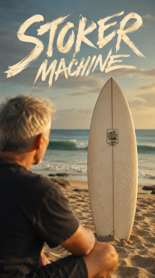 Stoker Machine, la tabla de surf que conquistó a Chad Campbell · Stoker Machine