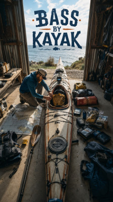Beau Miles prepares his kayak and gets in shape to cross Bass Strait · Bass by Kayak