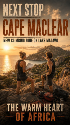 Mélissa and Benjamin head to Cape Maclear to explore new climbing areas | The Warm Heart of Africa