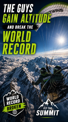 Tim and Ant Green Break the World Paramotor Record | Fly the Summit