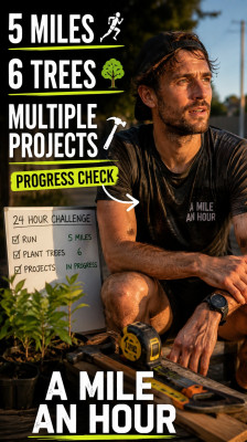 Beau Miles Takes Stock: Five Miles, Six Trees Planted, and Several Projects Underway | A Mile an Hour