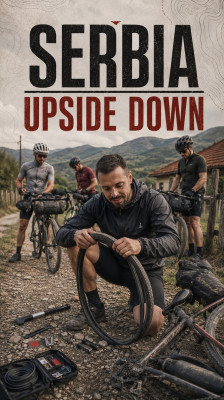 Crevaison à vélo : comment la repérer et la réparer avec Nemanja Čedomirović · Serbia Upside Down