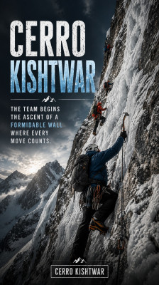 El equipo inicia el ascenso por la exigente pared del Cerro Kishtwar | Cerro Kishtwar