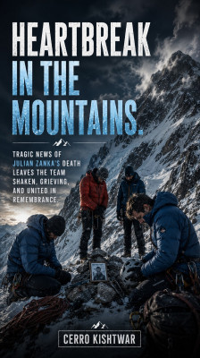 La muerte de Julian Zanka golpea al equipo en uno de los momentos más duros de la expedición | Cerro Kishtwar