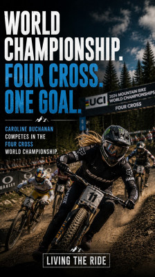 Caroline Buchanan compite por un nuevo título en el Campeonato Mundial de Four Cross | Living the Ride