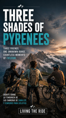 Trzej przyjaciele dyskutują na temat rozwoju szlaków i przestrzeni dla rowerzystów w Pirenejach | Three Shades of Pyrenees