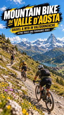Gravel and Mountain Biking in Valtournenche with Tiziano Mossetti, Ettore Personnettaz, and Lorenzo Sommariva · Mountain Biking in Valle d'Aosta