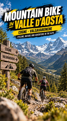 Mountainbike mellan Cogne och Valsavarenche med Ettore Personnettaz och Elisa Blanc · Mountainbike i Aostadalen