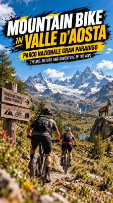 Jízda na horském kole v národním parku Gran Paradiso s Ettorem Personnettazem a Elisou Blanc · Jízda na horském kole v Aostském údolí