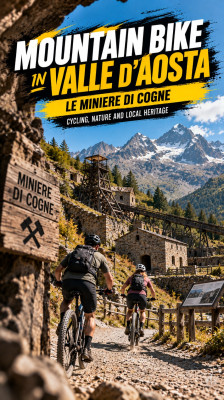 Gravel and Mountain Biking in the Cogne Mines with Ettore Personnettaz and Elisa Blanc · Mountain Biking in Valle d'Aosta