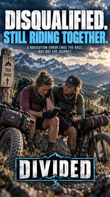 A navigation error results in disqualification, but Rickie Cotter and Lee Craigie decide to continue together | Divided
