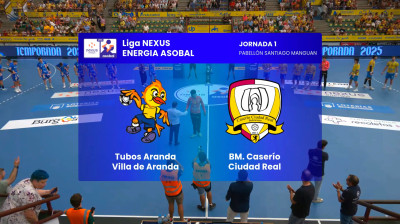 Tubos Aranda Villa de Aranda vs BM. Caserío Ciudad Real | SINTESI | 1ª giornata | Liga Nexus Energía ASOBAL 2026/27