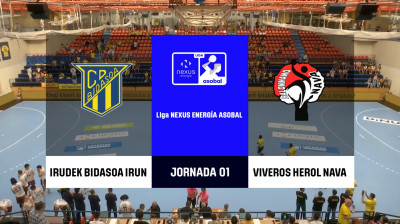 IRUDEK Bidasoa Irun vs Viveros Herol BM. Nava | SINTESI | 1ª giornata | Campionato Nexus Energía ASOBAL 2026/27
