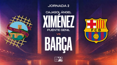 Cajasol Ángel Ximénez Puente Genil mod Barça – GRATIS LIVE | Liga Nexus Energía ASOBAL 2026/27