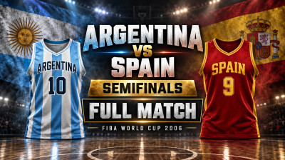 Argentina vs Spagna | Semifinali | Coppa del Mondo di pallacanestro FIBA 2006 | Partita completa