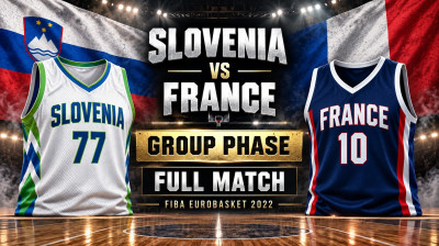 Slovenia vs Francia | Fase a gironi | FIBA EuroBasket 2022 | Partita completa